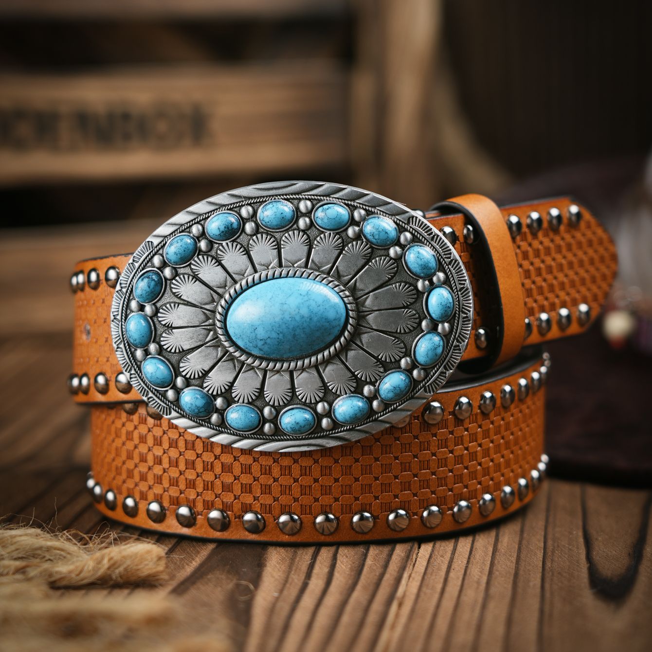 Leather Works Belt - Erkek ve Kadın Günlük Retro Kemer