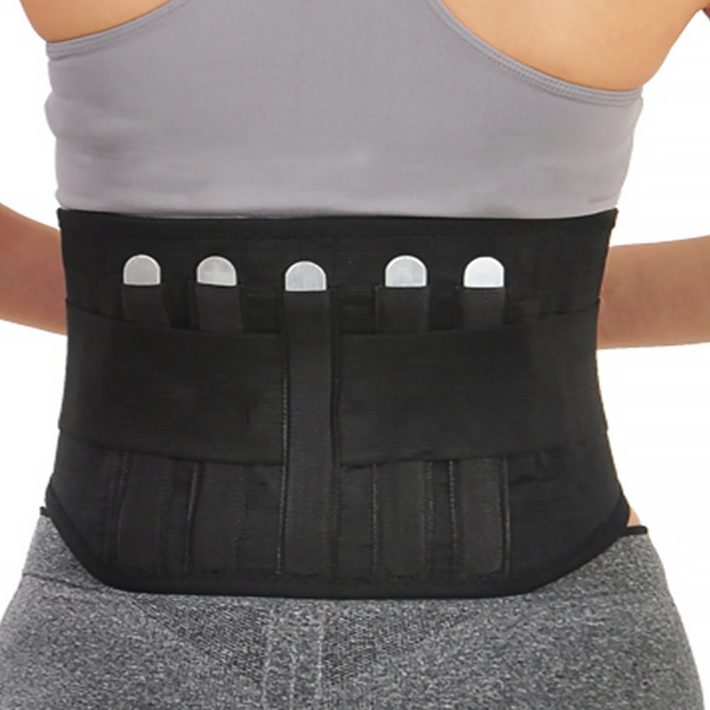 Leather Workout Belt - 4 Çelik Destekli Bel Destek Kemeri,
