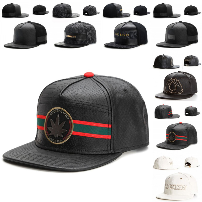 Leather Work Hat - Moda Marka Deri Kap beyzbol şapkası