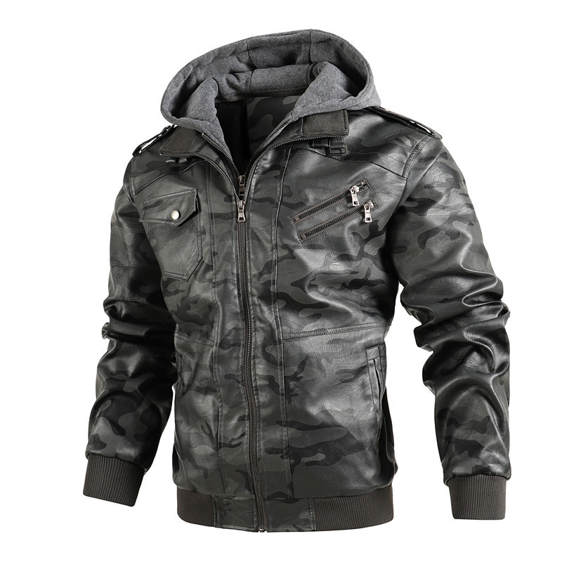 Erkekler kapşonlu DERİ CEKETLE - Leather Work Hat incelemesi ve fiyatı
