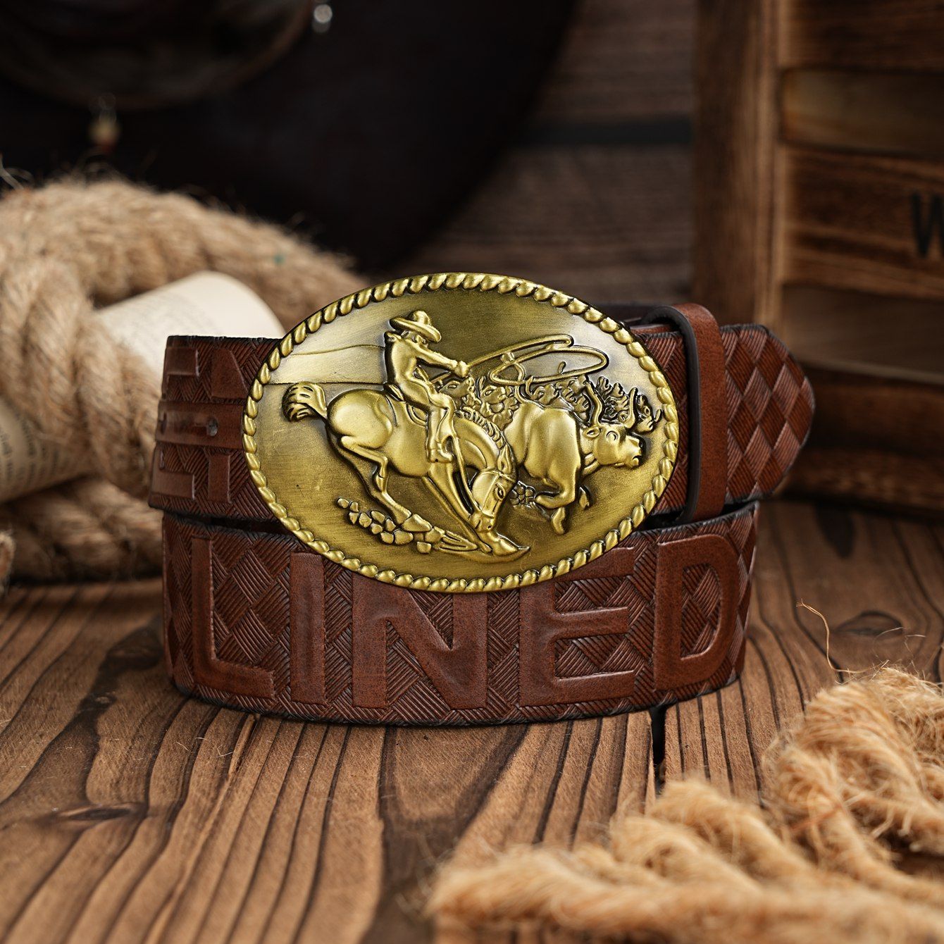 Erkek ve Kadın Günlük Retro Ke - Leather Works Belt incelemesi ve fiyatı