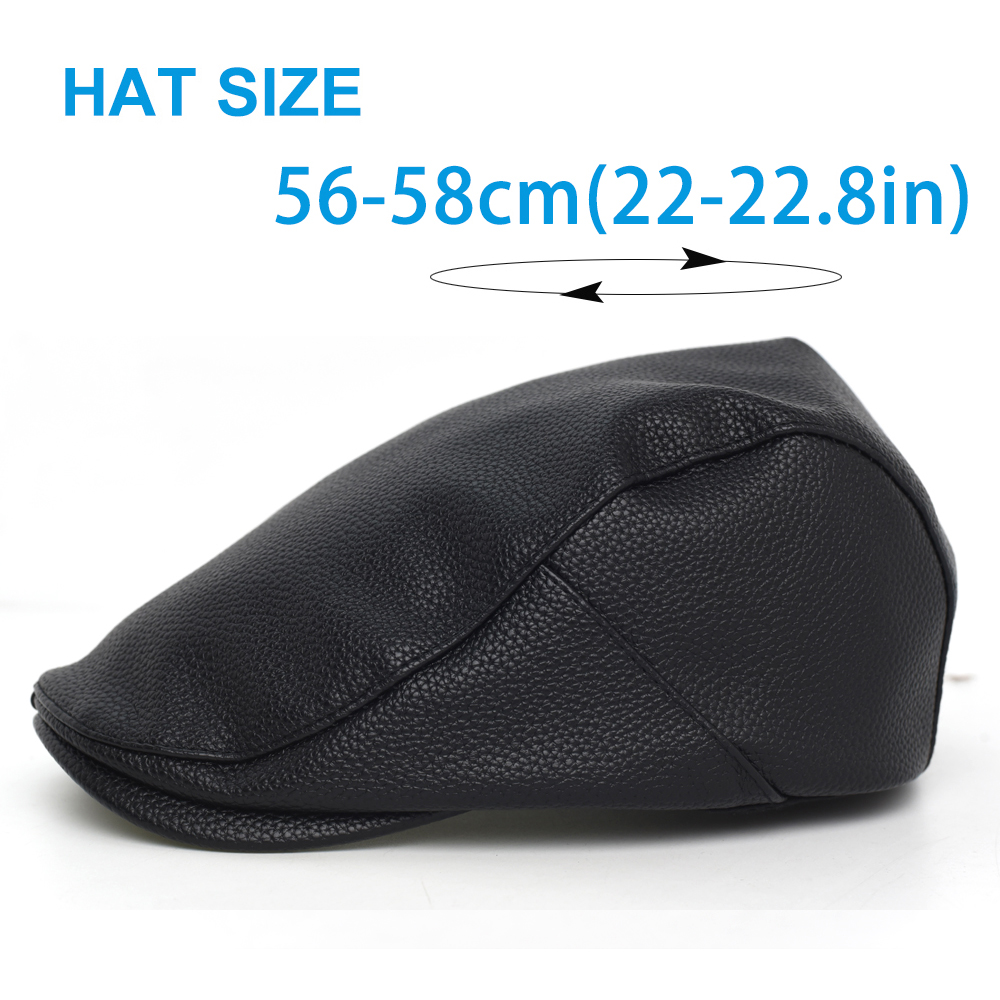 PU Gazeteci Şapkası Erkek Kadı - Leather Work Hat incelemesi ve fiyatı
