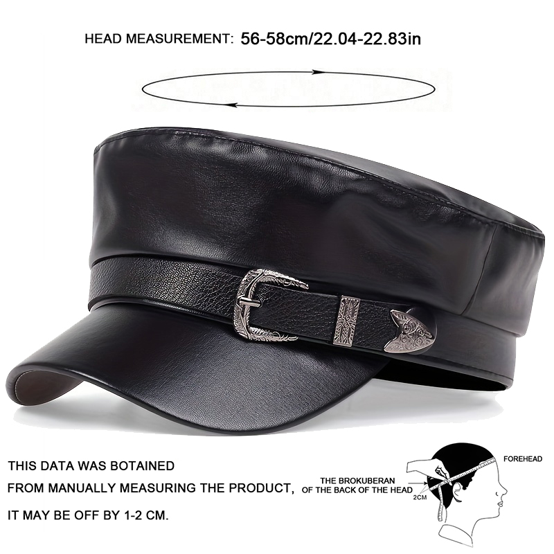 Moda Kadın Büyük Tokalı Deri Ş - Leather Work Hat incelemesi ve fiyatı