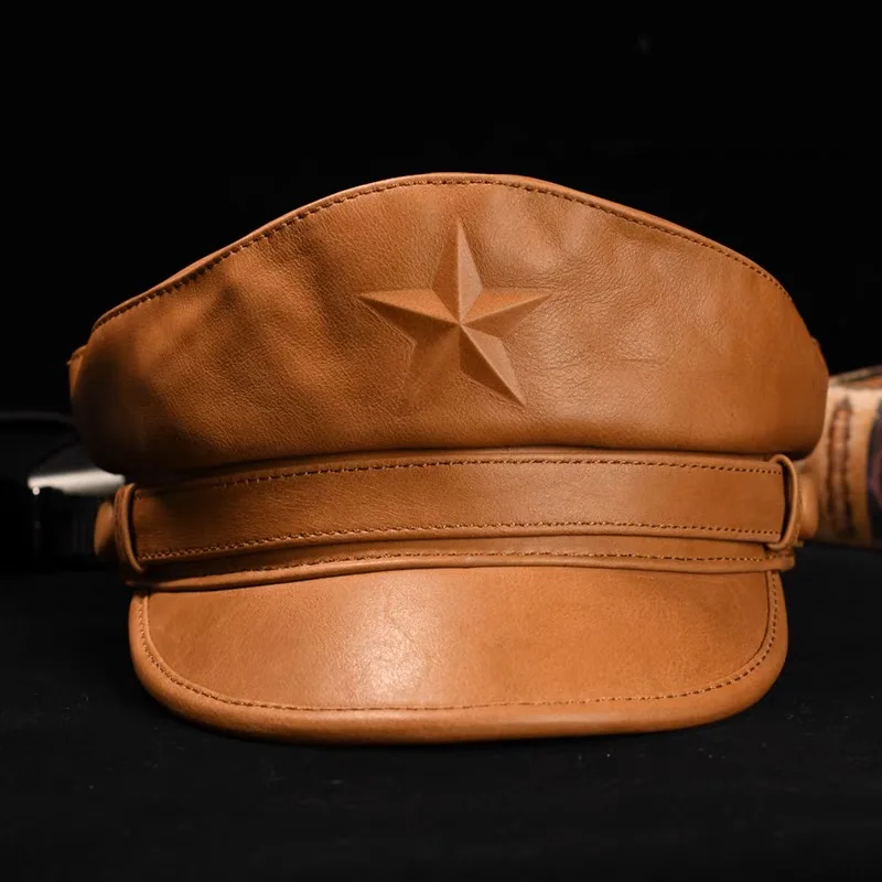 Roman asker şapkası erkekler i - Leather Work Hat incelemesi ve fiyatı
