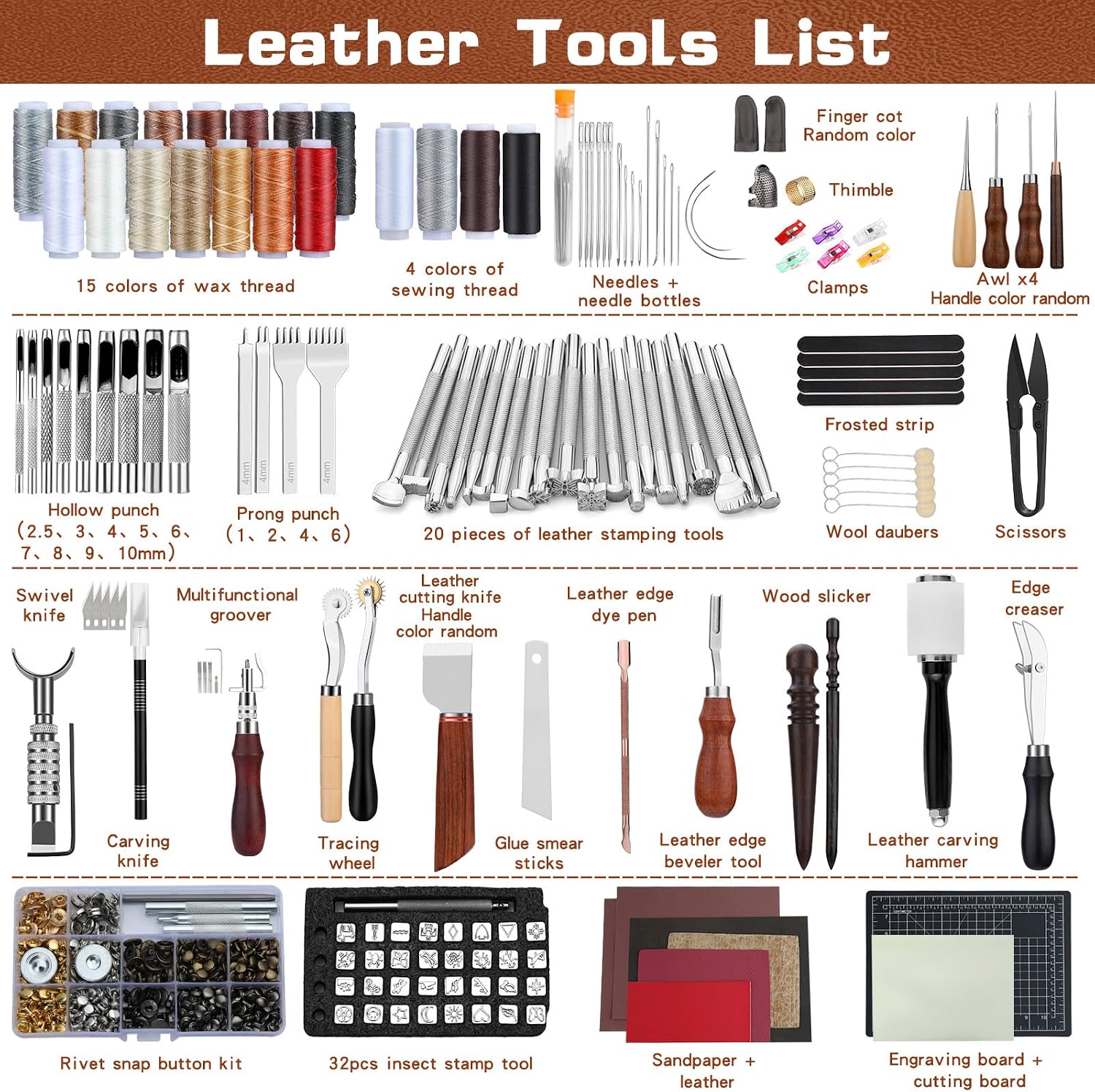 Deri İşleme Seti, Özel El Çant - Leatherwork Craft incelemesi ve fiyatı