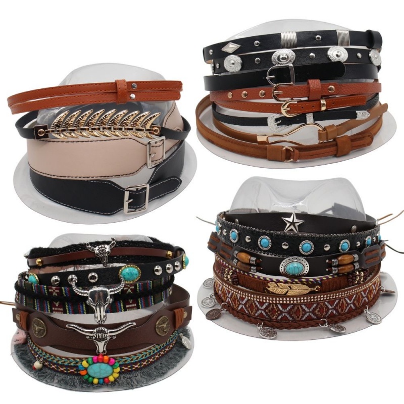 Retro Etnik Tarz Kemer, Saç Ba - Leather Work Hat incelemesi ve fiyatı