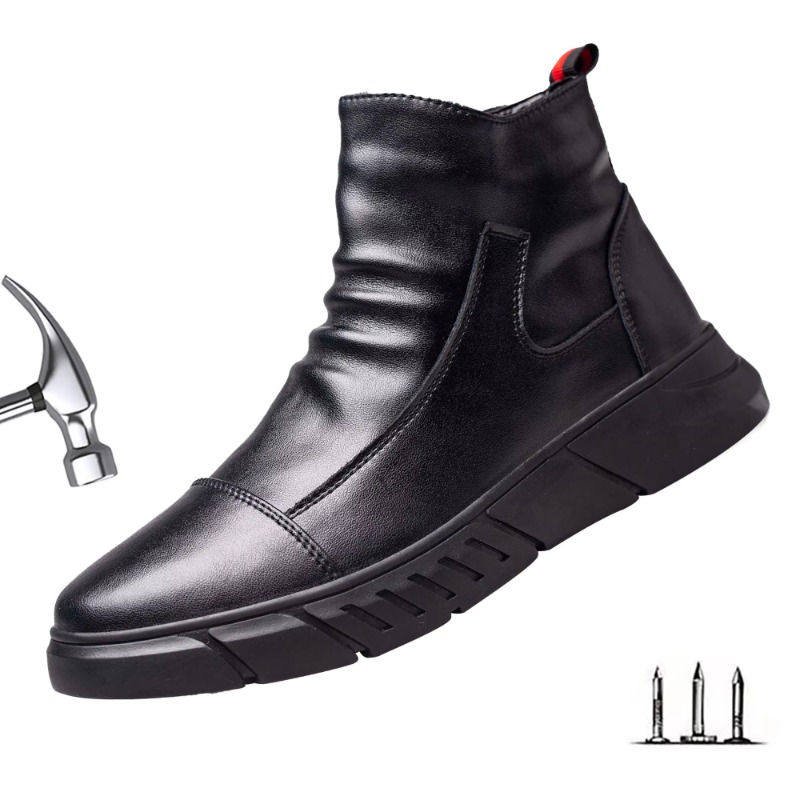 Moda 2025, Siyah Deri Güvenlik - Leather Work Hat incelemesi ve fiyatı