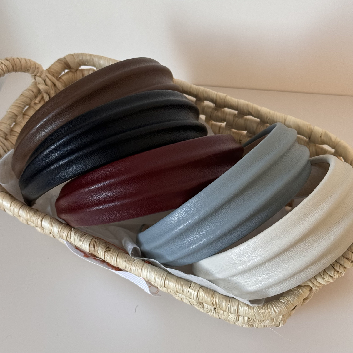 PU Deri Geniş Bantlar Saç Bant - Leatherwork Rings incelemesi ve fiyatı