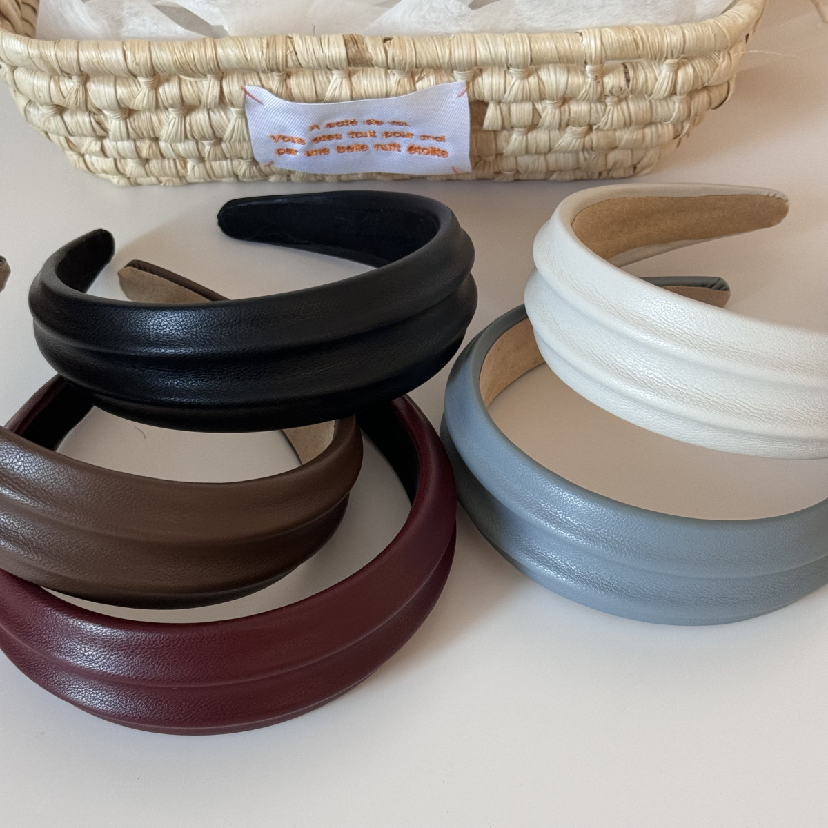 PU Deri Geniş Bantlar Saç Bant - Leatherwork Rings incelemesi ve fiyatı