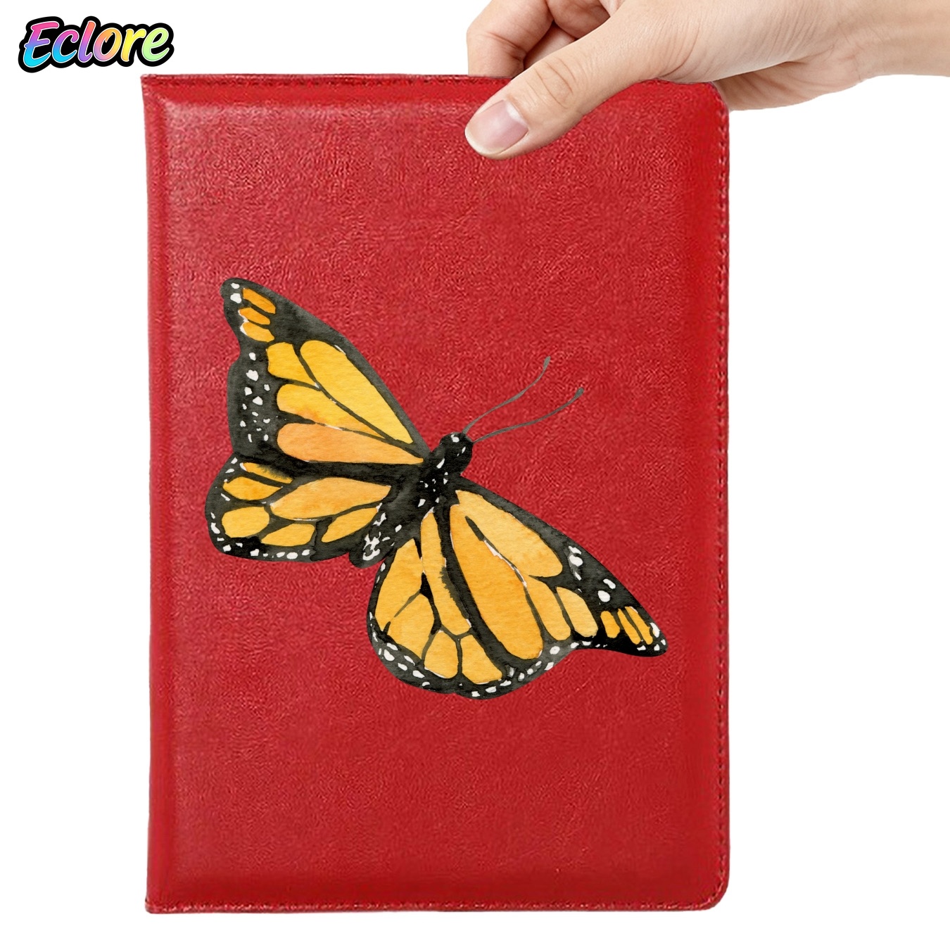Suluboya Turuncu Kelebek Suni  - Leatherwork Journal incelemesi ve fiyatı